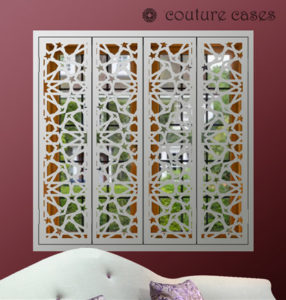 Decorative Interior window security shutters modern design