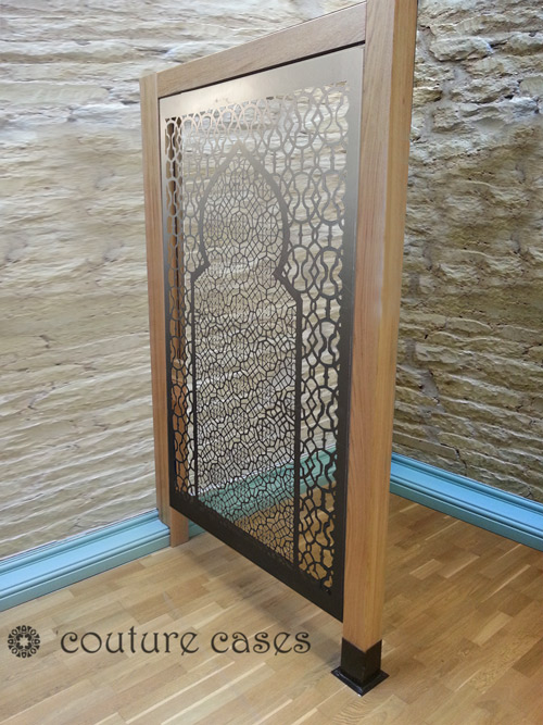 Decorative wooden frames for all laser cut metal fretwork screens