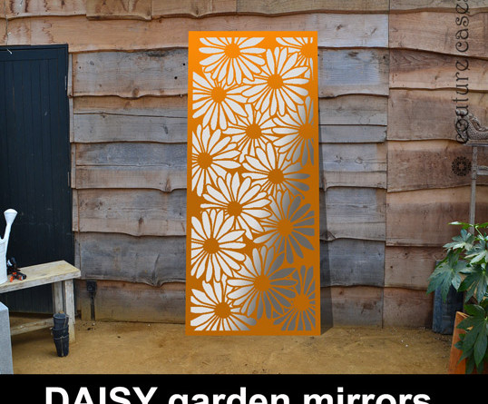 decorative garden wall mirrors