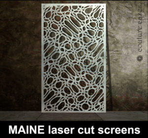 MAINE Laser cut metal panels