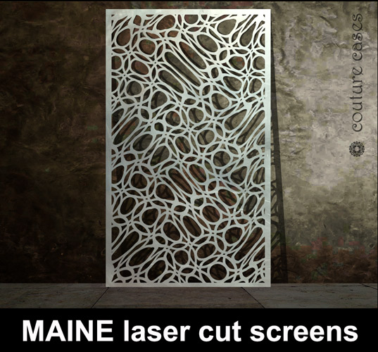 MAINE Laser cut metal panel - laser cut screens for ...