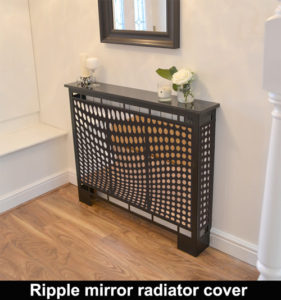 RIPPLE mirror radiator covers for modern homes and interiors