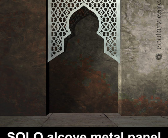 SOLO Moroccan top alcove laser cut metal panels