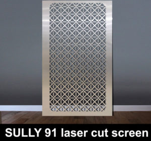 Sully 91 stainless steel perforated fretwork panel