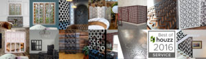 Decorative laser cut screens and perforated fretwork panels