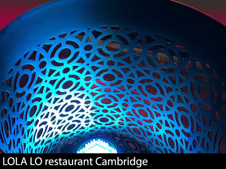 LOLA LO restaurant cambridge laser cut screens