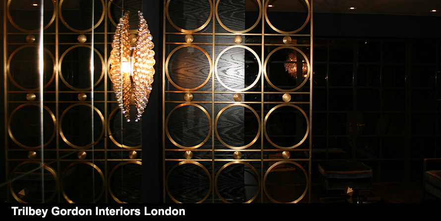 Brass Screen in Bloom design with Trilbey Gordon Interiors