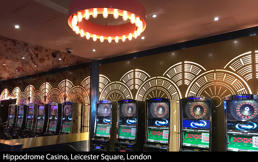 Hippodrome casino london laser cut metal screens