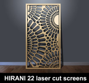 HIRANI 22 laser cut fretwork screens