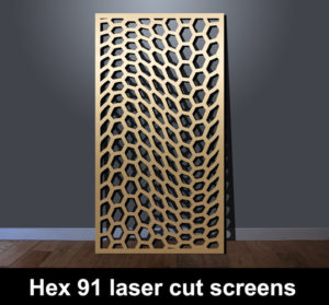 HEX 91 modern fretwork panels
