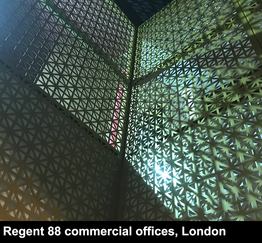 Regent 88 commercial laser cut screens