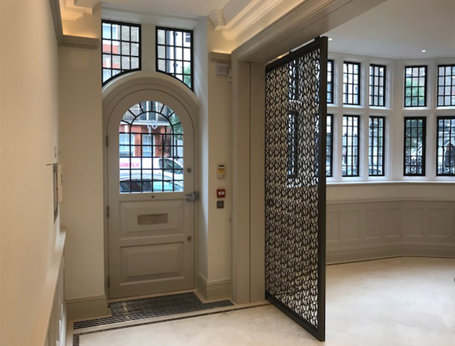 harley street Kroma laser cut screens