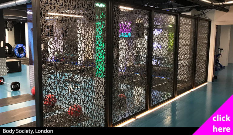 Commercial – laser cut screens for architectural and home interiors