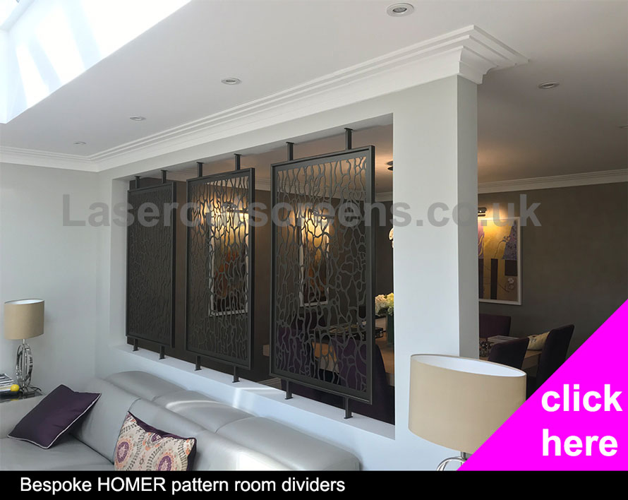 Bronze Homer room partitions