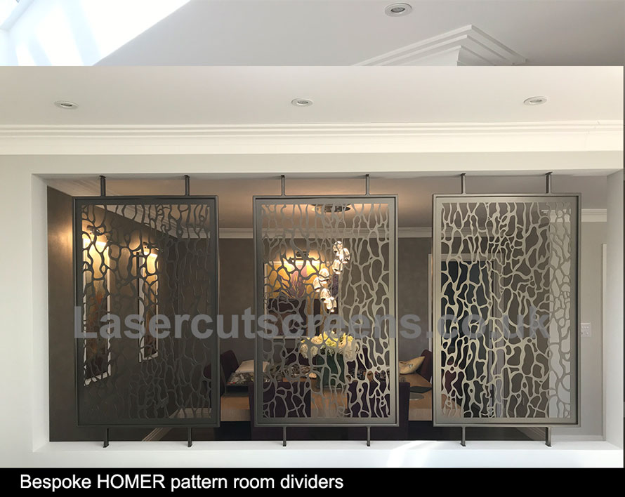 Bespoke room partitions in triptych design style | Custom Designs