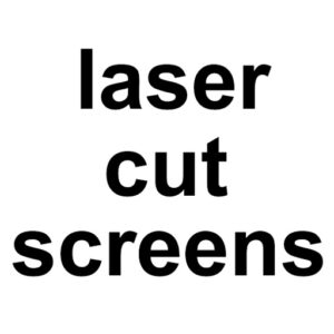 Laser cut screens logo favicon