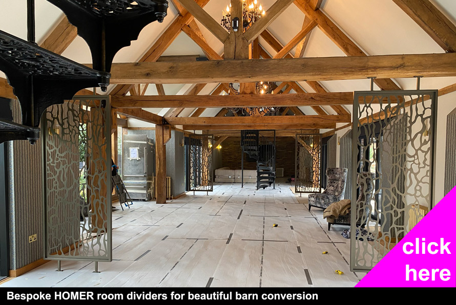 Bespoke Room partitions for barn conversion