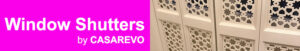 Decoartive window shutter designs by CASAREVO