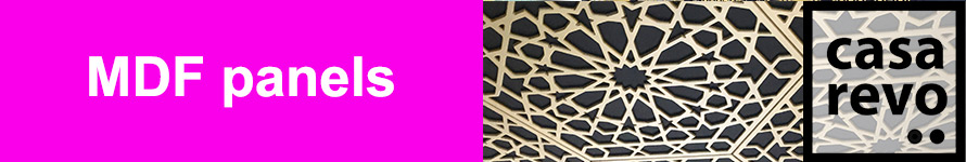 Decorative MDF screens by CASAREVO