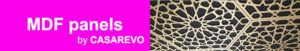 Decorative MDF screens by CASAREVO