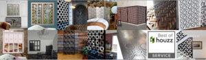 decorative laser cut screen panel dividers