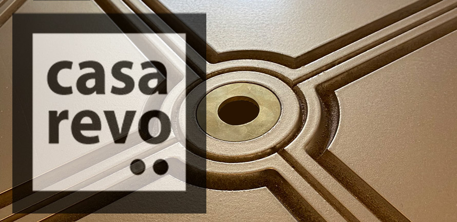CASAREVO brass wardrobe door finishes 