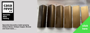 custom metal spraying for brass by CASAREVO