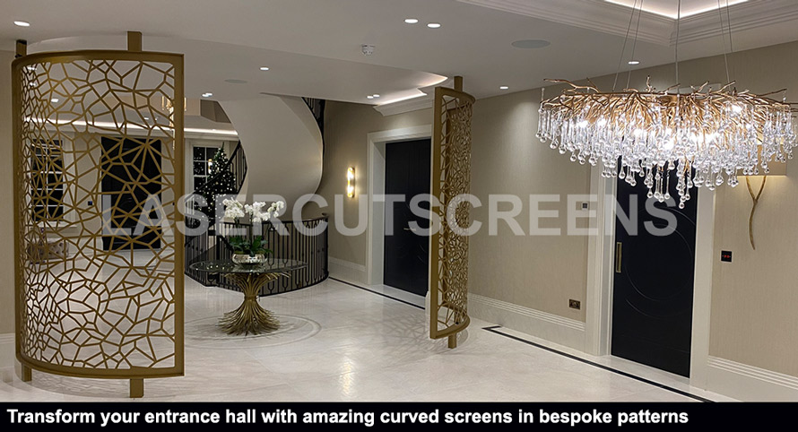 High quality bespoke entrance hall screen partitions
