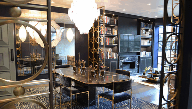 Solid Brass Screens in a fantastic home in London – laser cut screens ...