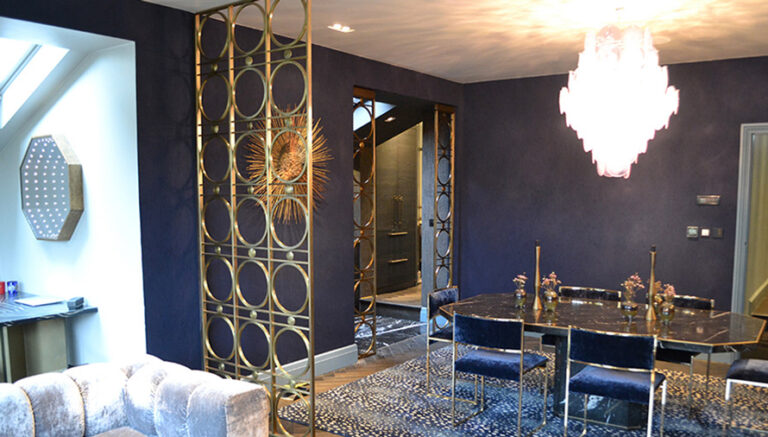 Solid Brass Screens in a fantastic home in London – laser cut screens ...
