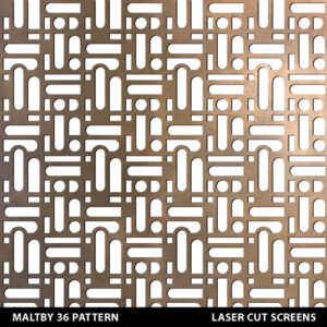 Maltby 36 laser cut geometric pattern for screen partitions and dividers