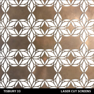 TISBURY circles laser cut pattern designs